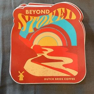 BEYOND STOKED DUTCH BRO STICKER